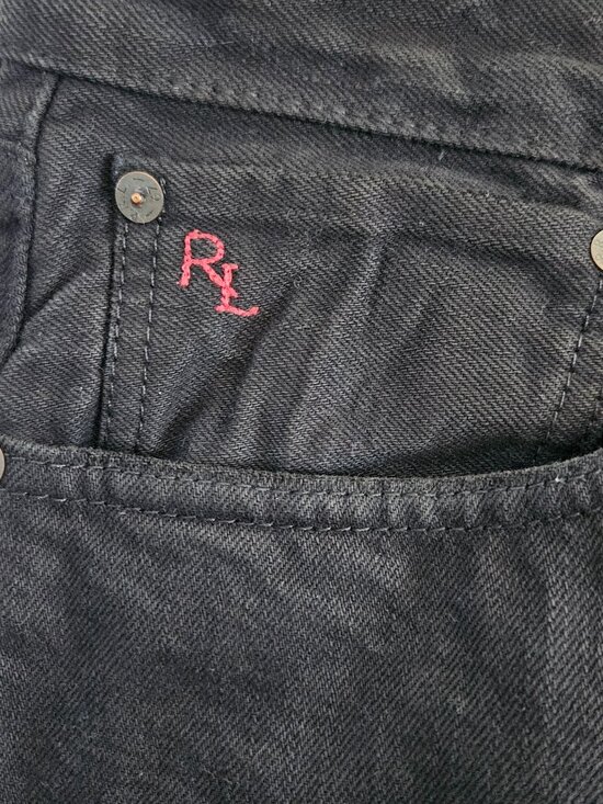 Polo Ralph Lauren Hampton Other - Polo Ralph Lauren Hampton Straight jeans in Hudson Black denim 38 x 30
